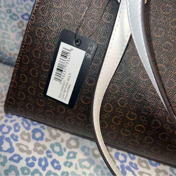 Guess Bags New Brown Guess Purse Handbag Tote Bag Satchel Natural